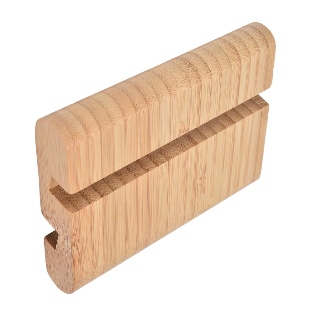 Portable Phone Stand Mobile Phone Support Holder Bamboo Desktop Tablet Stand for Bedroom