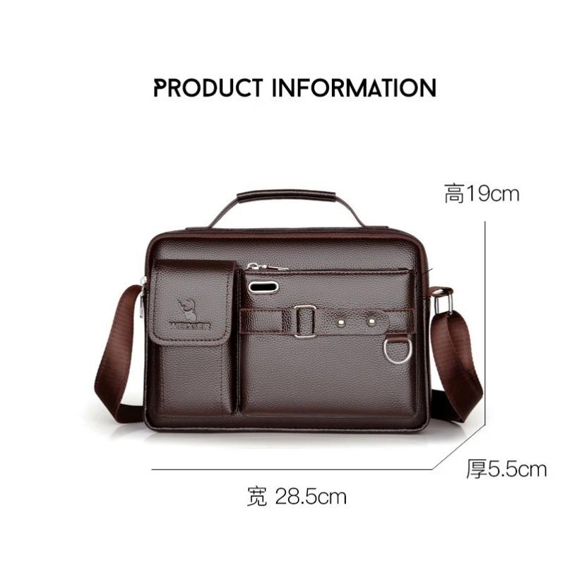 Men's Shoulder Bag, Business Commuting Shoulder Bag, Waterproof and Wear-resistant