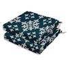 Vargottam Perfect Outdoor Indoor Square Corner Seat Cushions Water-Resistant Lounge Chair 18.5" X 16" Home Office Patio Furniture