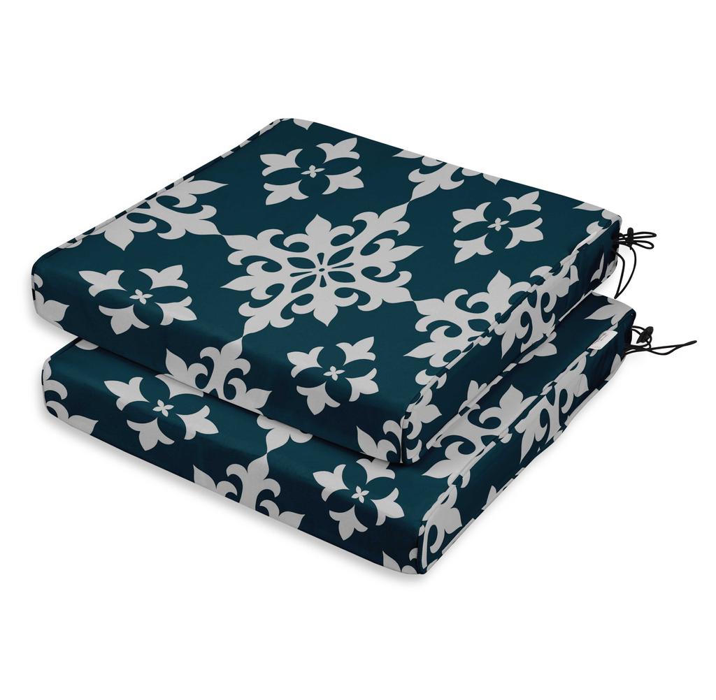 Vargottam Perfect Outdoor Indoor Square Corner Seat Cushions Water-Resistant Lounge Chair 18.5" X 16" Home Office Patio Furniture
