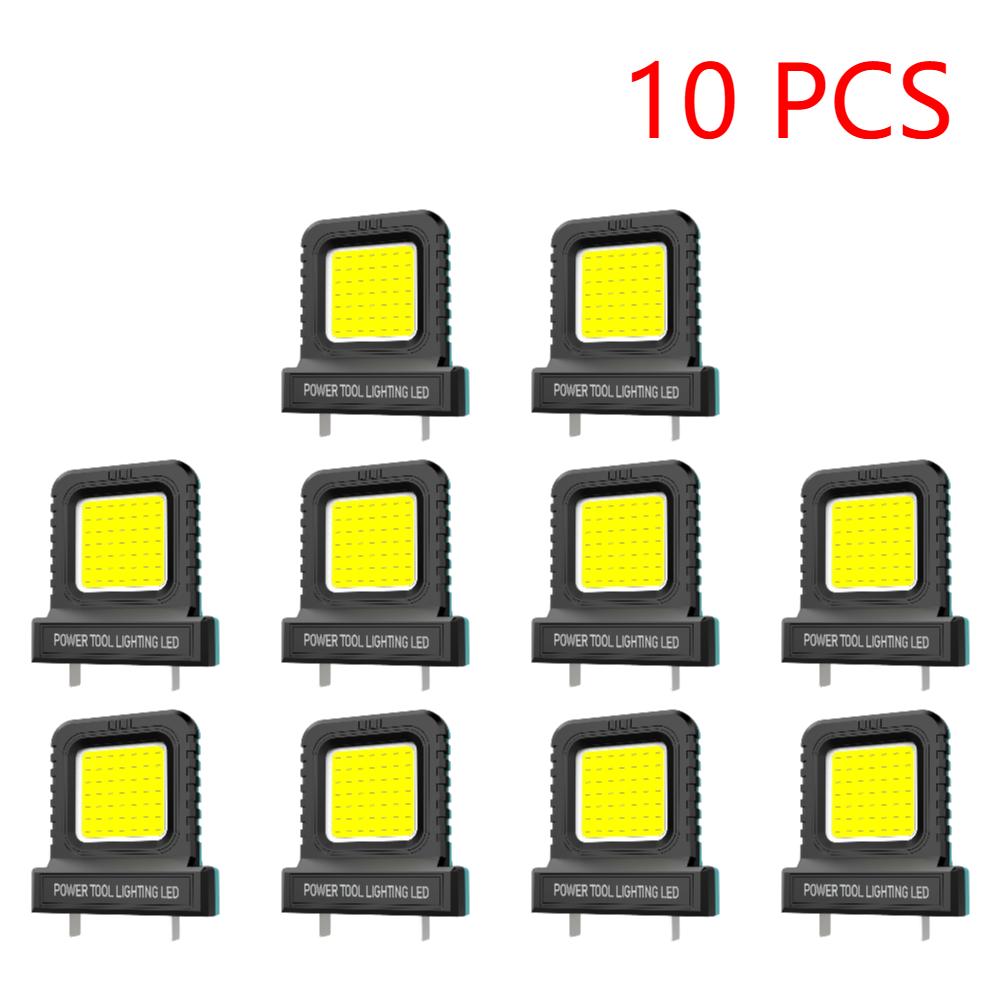 1-10PCS Power Tool Accessories LED Work Light for Makita for Milwaukee for Dewalt for Dayi Lomvum Zhipu 20V-21V Lithium Battery
