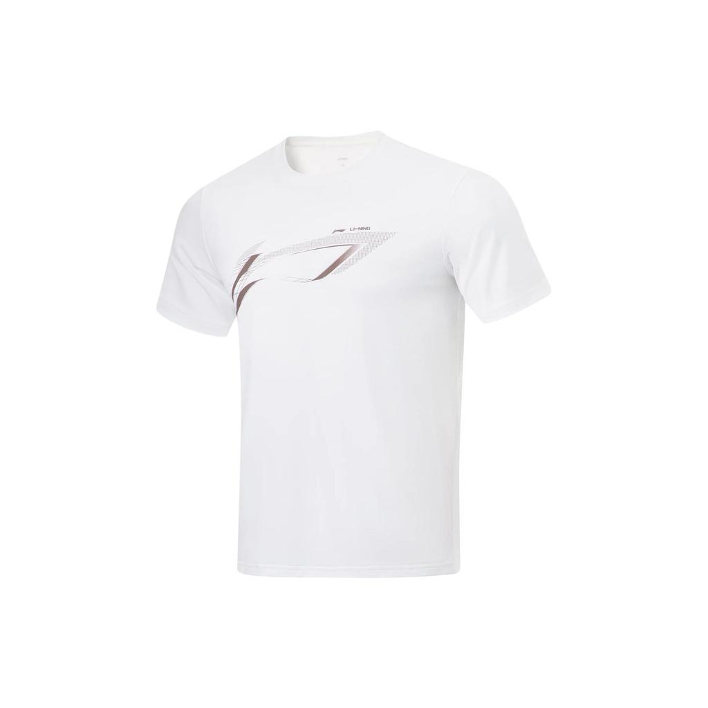 Li Ning Fitness Series T Shirt Men's Standard White ATST573-2