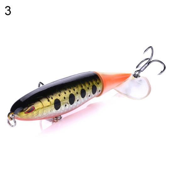 MUQZI Sports Accessory 10cm 13g Propeller Rotating Tail Simulation Fish Fishing Bait Lure with Hook