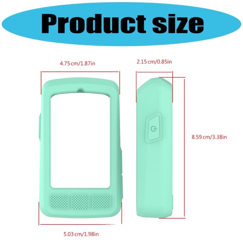 Cycling Accessory Silicone Cover With Screen Film Lightweight Guard For ELEMNT Bolt 3 Navigation Computer