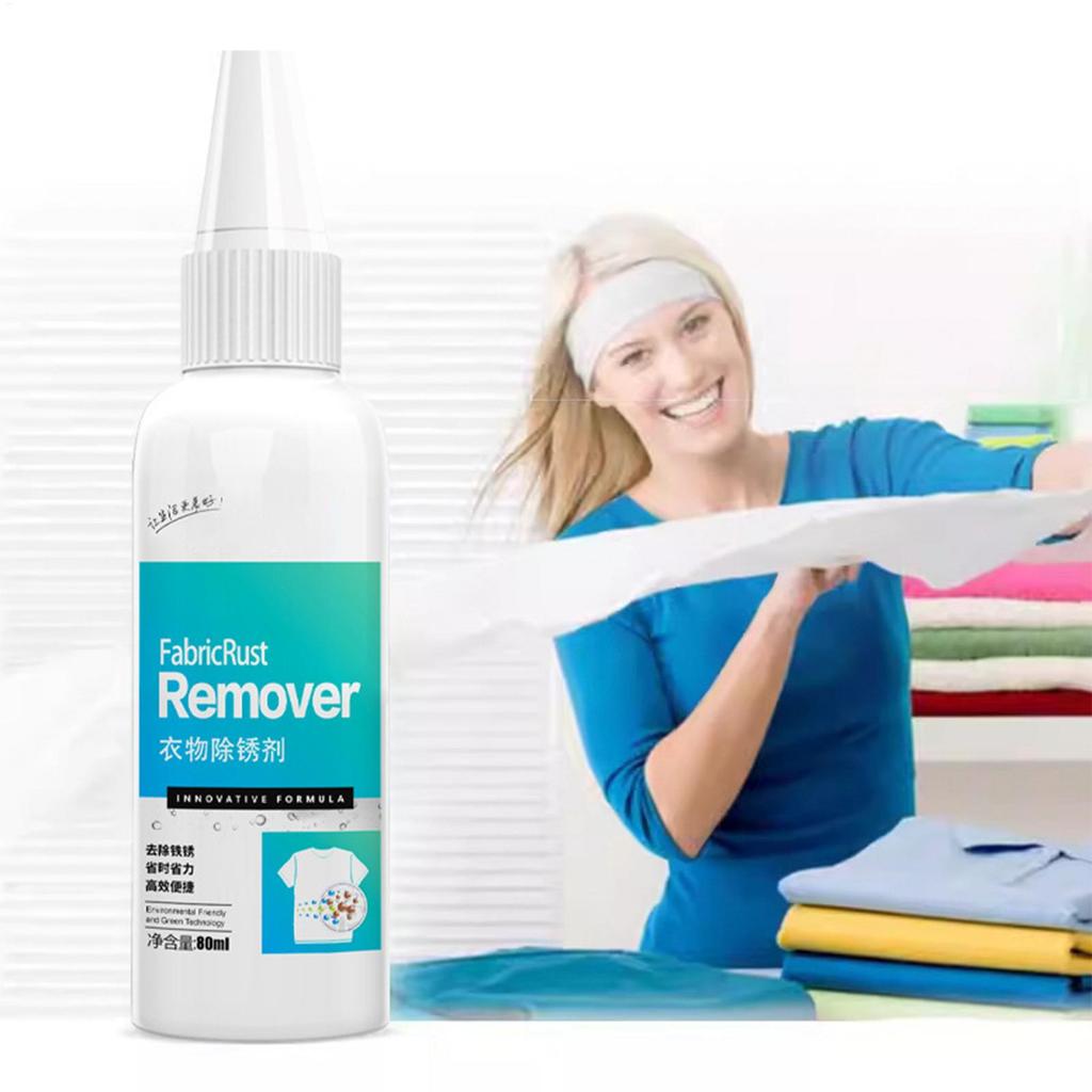 Rostfleckenentferner Kleidung 80ml Fleckenentferner für Kleidung Hartnäckige Flecken Schnell und Einfach Schmutzentfernung Kleidung Reiniger für Kupfer