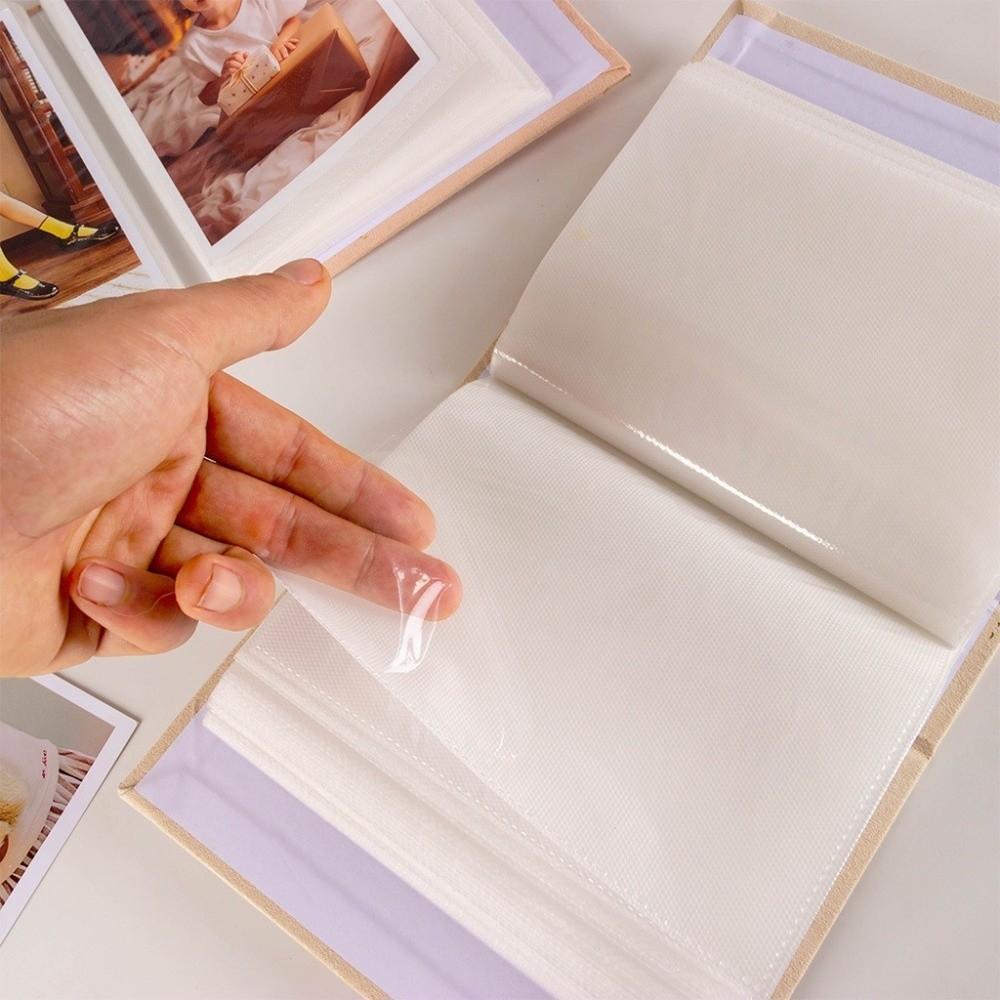 Stoffbezogenes Fotoalbum 6 Zoll 100 Fächer Einsteck-Fotoalben Fotoalbum Aufbewahrung für Zuhause