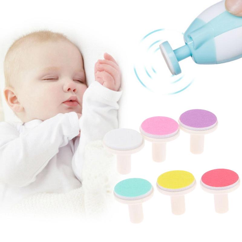 10 Buc Tampoane Pile de Unghii pentru Bebeluși Tampoane de Rezervă pentru Pila Electrică de Unghii Capete de Măcinare pentru Unghiile Bebelușilor Pentru Copil Nou-născut Sugari Copil Mic