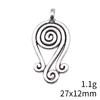 Mother's Day Charms For Bags Wave Water Drop Swirl Charms Pendant Audience Bag Pendant