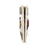 Gucci Ophidia aged old flower logo striped webbing classic recommendation canvas and leather short wallet wallet men's ebony color and white