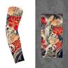 1Pc Arm Covers Flower Cooling Arm Tattoo Sleeve Uv Protection Cycling Gloves Unisex Sunscreen Sleeve Sunscreen Arm Warmers