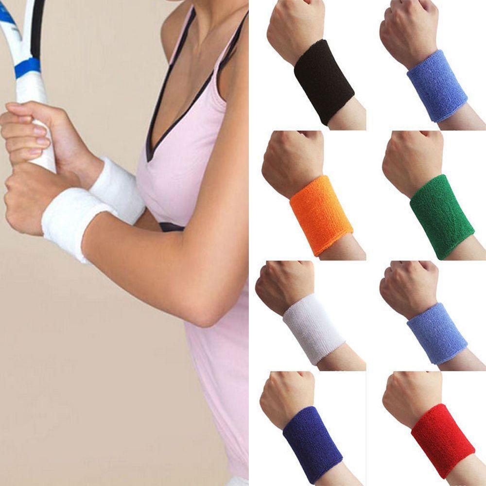 Brace Gym Sport Badminton Cotton Cloth Wrist Support Wristband Hand Strap Sweatbands Wrist Guard