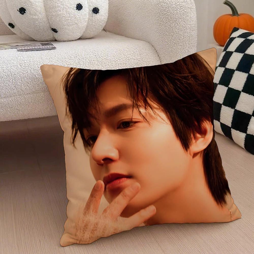 Handsome Korean Actor LLee Minho Cushion Cover Throw Pillow Cover Hidden Button Durable Polyester Chair Cushion