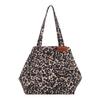 Niche style leopard print underarm shoulder bag women's bag new large-capacity lazy wind tote bag