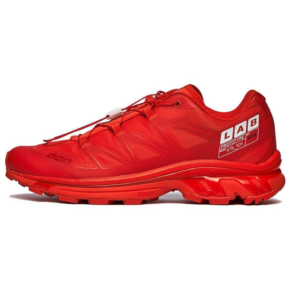 SALOMON XT-6 10th Anniversary Retro Sports Fabric Durable Breathable Low-Top Running Shoes Men Sneaker Red 471137