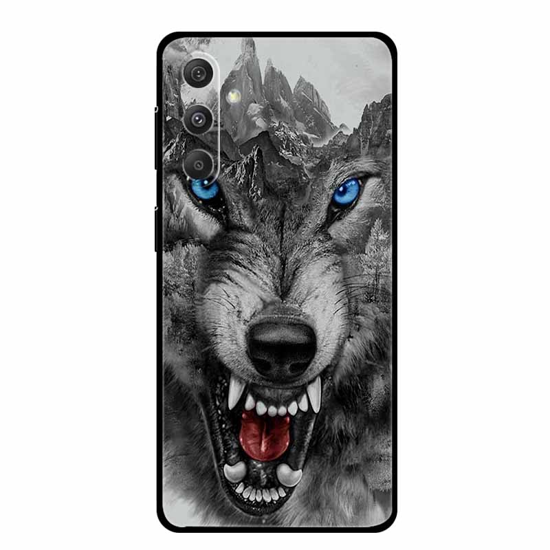 For Samsung Galaxy S24 Plus Ultra Phone Case Cover Silicone Soft Back Case for Samsung Galaxy S 24 5G Funda Dinosaur Lion Animal