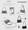 OIUYUE Rhinestone Mini Shoulder Bag, Women's Pochette, Sparkly Handbag, Shoulder Bag with Chain, Korean Style, Casual, Crossbody Bag, 2-Way (Free