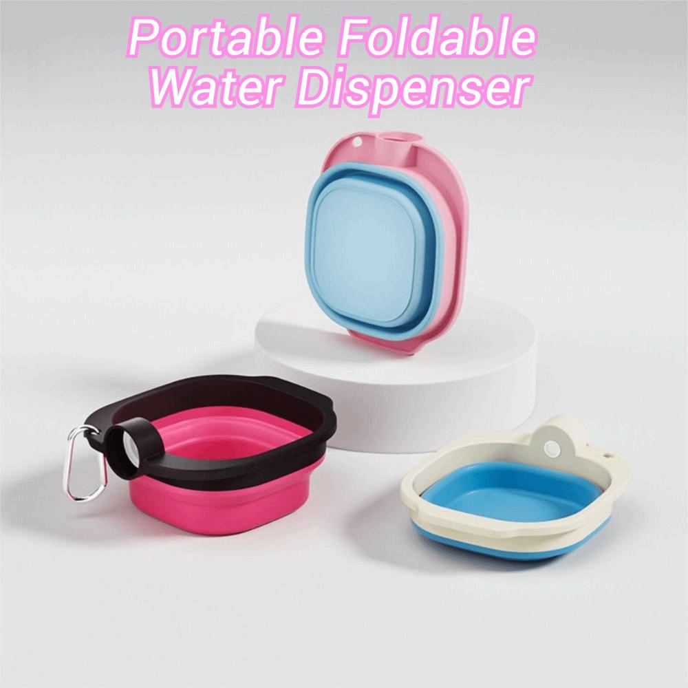 Lightweight Collapsible Dog Water Bowl Food Grade Puppy Food Container  Cat and Dog Use