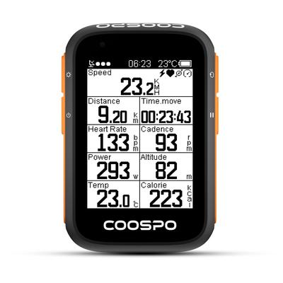 COOSPO BC200 Ciclocomputador com Bicicleta Sem Fio e Bateria e Bluetooth e Proteção IP67 à Prova d'Água e Poeira para GPS de Estrada, Velocímetro,