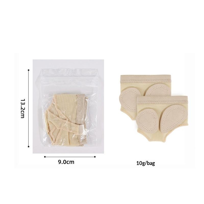 1 Paar Buikballet Dans Voorvoet Pad Bescherming Teen Xs-Xl Halve Schoenen Pad Voetverzorging Gereedschap Dans Voeten Pad Kussen Beschermer