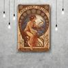 Art Nouveau Classic Poster Rusty Metal Plaque Retro Decorative Plate Bar Man Cave Garage Club Metal Sign Wall Decoration