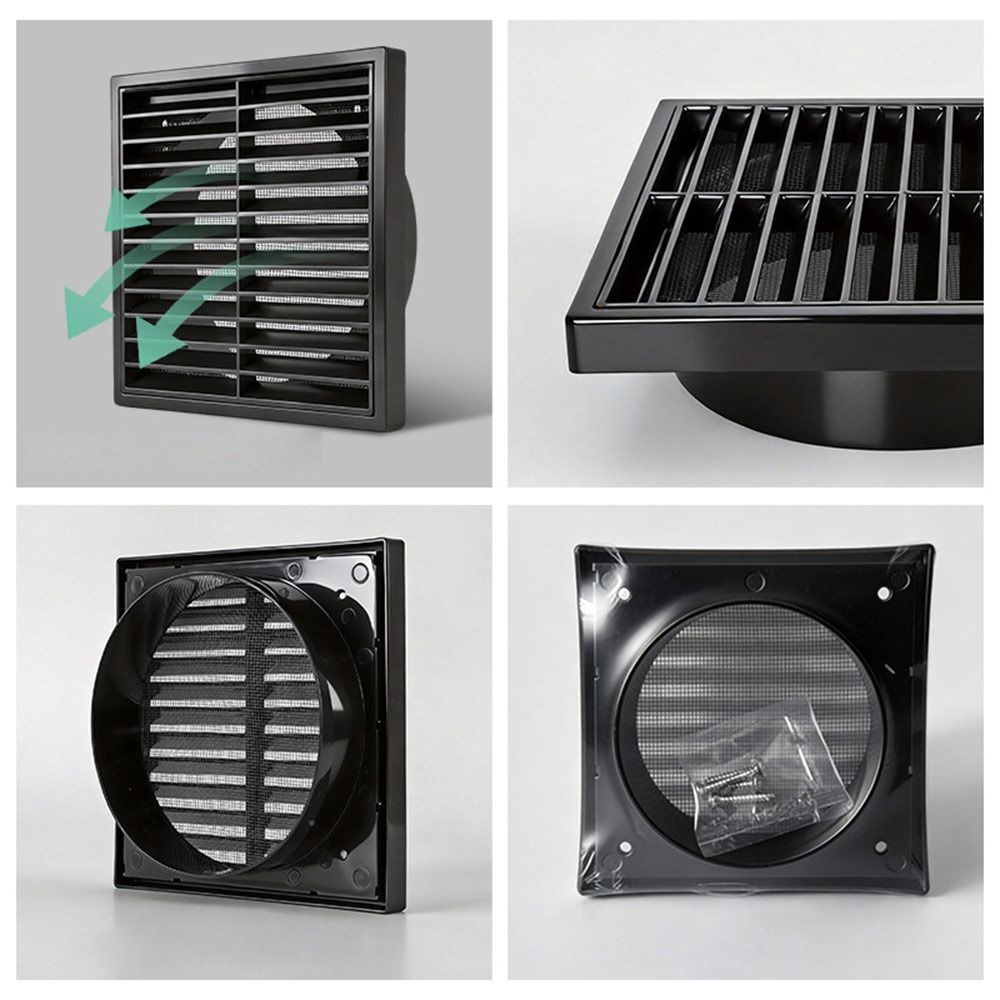 Square Air Vent Grille Cover 4/5/6/8In Duct Vent Cover Ventilation Grille  Ventilation Accessories