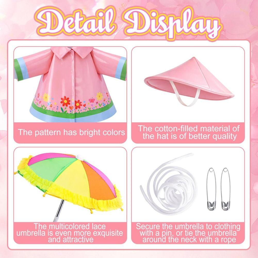 Raincoat Style Lawn Goose Costume Porch Design Garden Decoration Outfit Patio Decoration