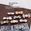 Various Cute Styles No Sew Waist Tightener Buttons Alloy Adjustable for Jeans Skirt Pants Waist Adjustment Accessory