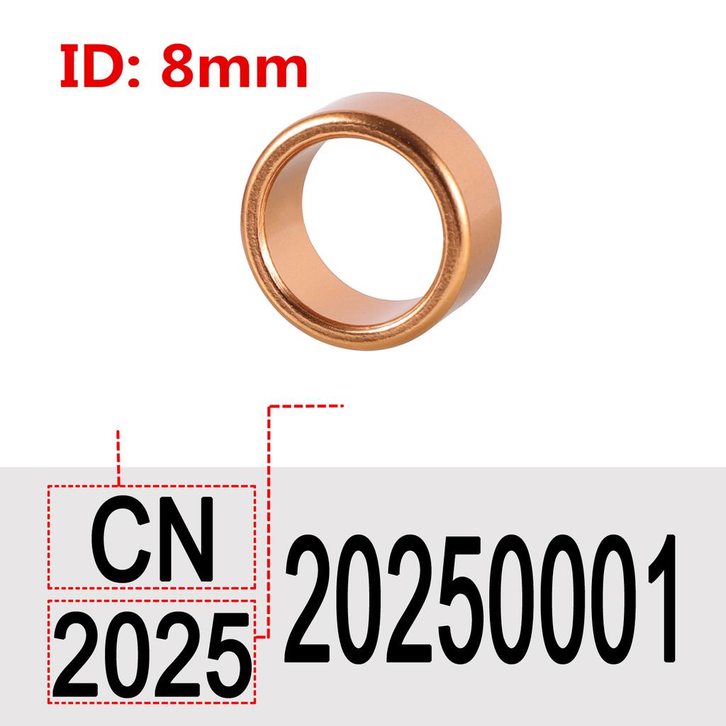 Anpassbarer Innendurchmesser 8mm/10mm Aluminium Taubenfußring Druck ''Ländercode + Jahr + Seriennummer" Vogelfußring 30 Stück