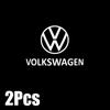 2Pcs Car LED Decorative Door Light Welcome Projector Lamp For VW Passat B6 B7 Sharan CC Golf 5 6 7 Jetta Scirocco 3 Tiguan EOS