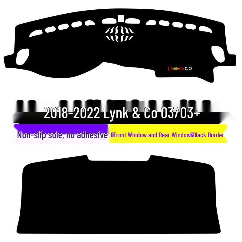 Lynk & Co 01 Car Interior Sunshade Pad - Center Console Dashboard Heat Insulation for 2023 Models