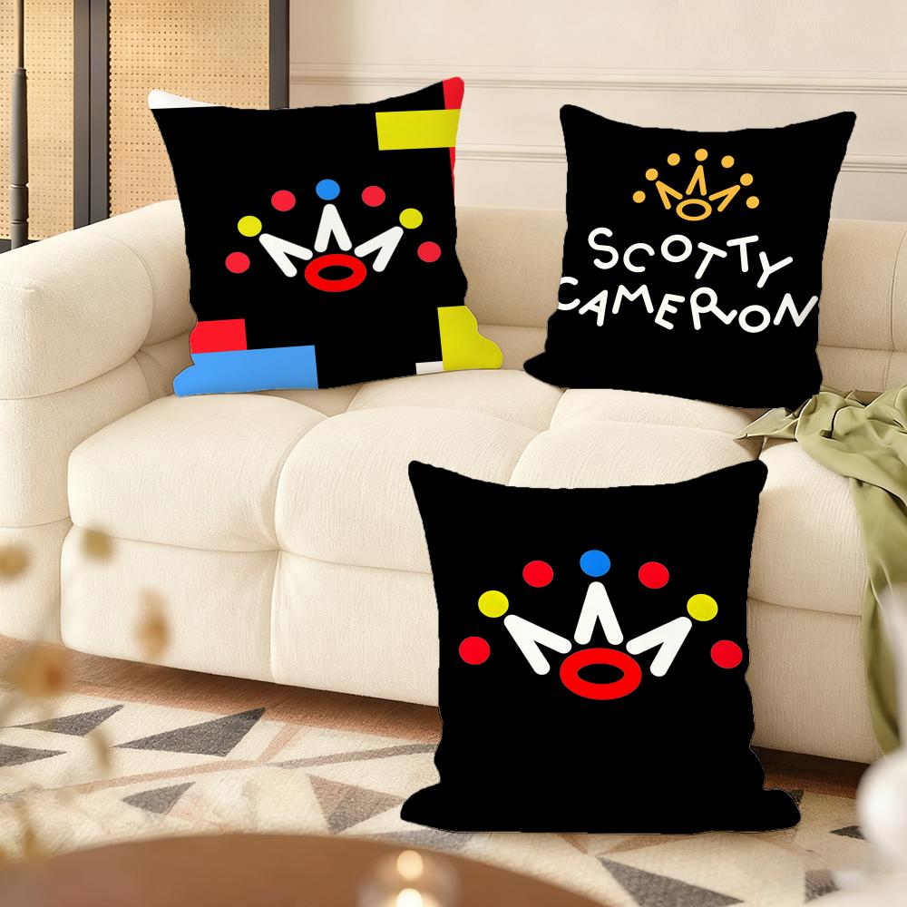 New S_Scotty Art C_Camerons Cushion Cover Silky Short Plush Double-Sided Printed Pillow Case For Sofa All Seasons Home Decor
