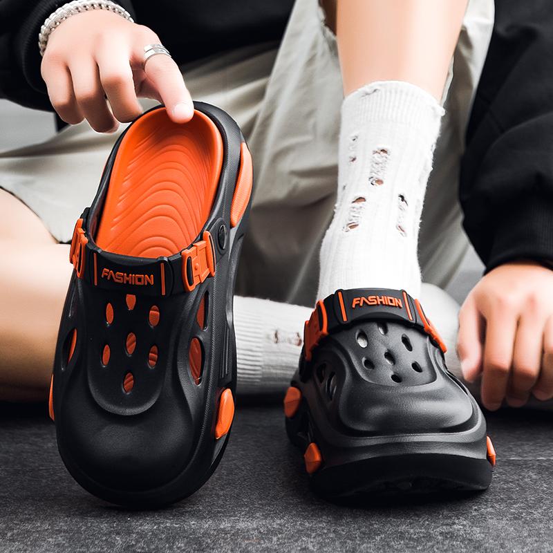 Men's EVA Sandals Non-slip Breathable Thick Sole Shoes Casual Beach Slippers for Outdoor Indoor