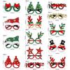 Christmas Decorations New Year Photo Prop Santa Claus Glasses Elk Christmas Glasses Frame Xmas Tree
