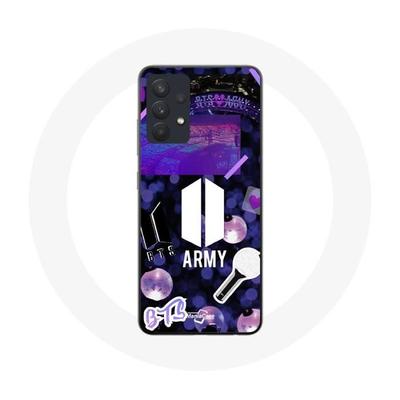 Coque Pour Samsung Galaxy A13 4G / A13 4G Lite Bangtan Sonyeondan BTS Logo Army Bomb Lightstick