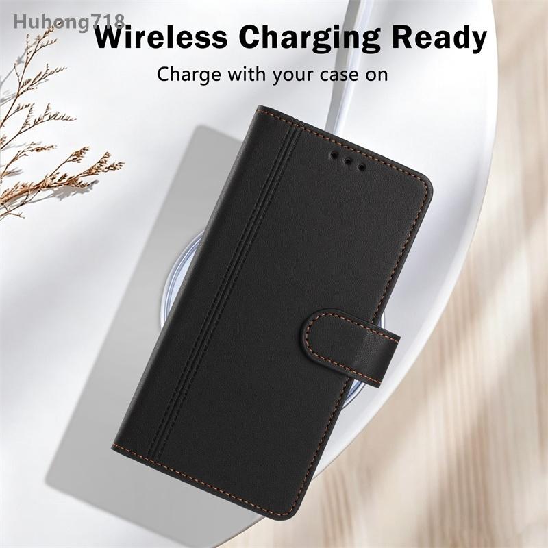 For Vivo Y19 Y19S Y28 Y28S Y29 Y29S Y38 4G 5G Flip Wallet Case Leather Cover With Card Slot Silicone Hand Strap Wireless Charging