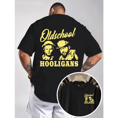 Cotton T-Shirt with Teen Themed Print - Summer Short Sleeve Round Neck Casual Shirt Suitable for Outdoor & Casual Attire - Youthful Style for Teen