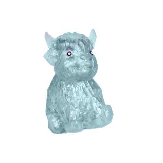 Hochlandkuh Stressabbau Spielzeug Langsam aufsteigende Hochlandrinder Quetschspielzeug Quetschbares Tier Stressball Kuhliebhaber Geschenk