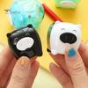 School Manual Pencil Sharpener Pig Shaped Plastic Waste Office Storage Convenient Curler for Desktop