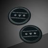 2 PCS Spacer Reel Adjusting Disc Silicone 0.9MM Gasket Spacer Black Trident / NAB Adapter Spacer for Revox Studer Revox/Teac