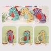 Pet Toy Seahorse Design Dog Boredom Buster Toy with Built-In Rattle Tug-of-War Teeth Cleaning Interactive Dog Toy