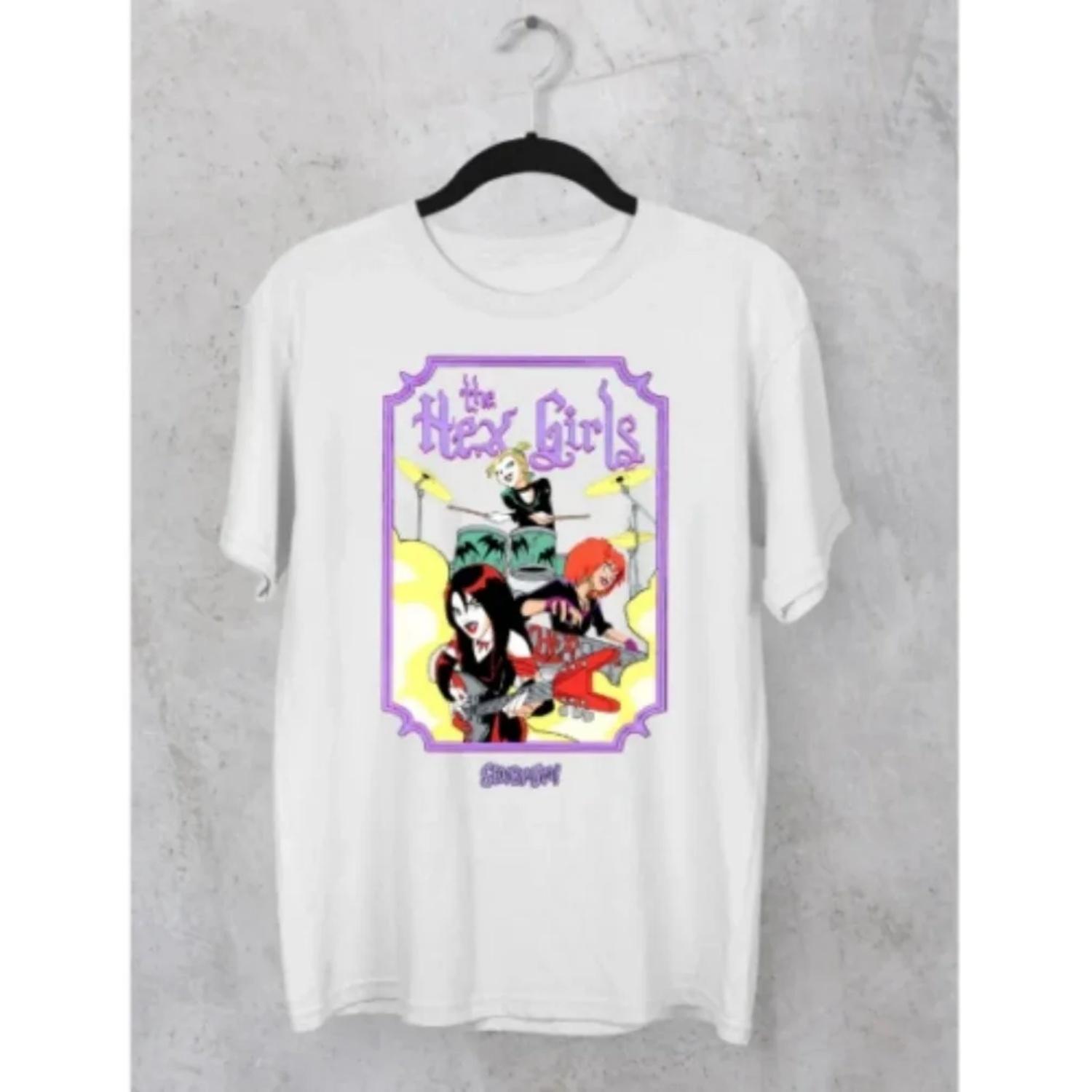

Hex Girls Retro Rock Band Music T-shirt Unisex Style Suitable for All Seasons S чёрный