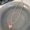 Sweet Cute Flower Pendant Necklace Temperament Choker Fashion Jewelry Clavicle Chain Imitation Pearl Charm Necklace