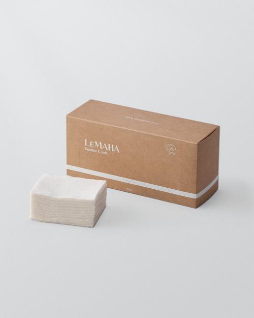 Le Maha Firm & Soft Cleansing Cotton Pads 70 Sheets