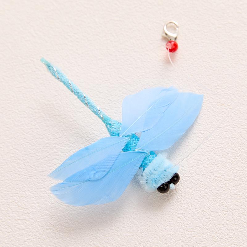 Dragonfly Feather Cat Teaser Replacement Head Toy