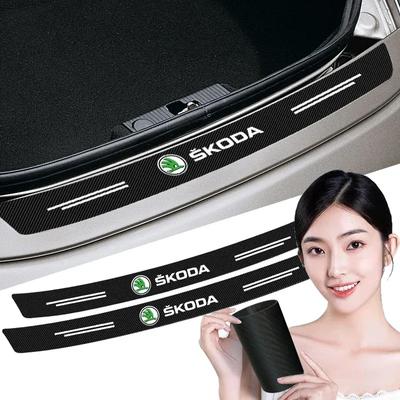 Car Trunk Scratch Strip, Trunk Protection Collision Strip For Skoda Octavia MK2 MK3 2 3 A7 Fabia Karoq Kodiaq Superb Rapid Kamiq
