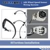 ABS Wheel Speed Sensor Wiring Harness 89516-0C050 Compatible with Toyota Tundra 2007-2021 Rear ABS Skid Control Sensor Wire Replace 89542-0C020
