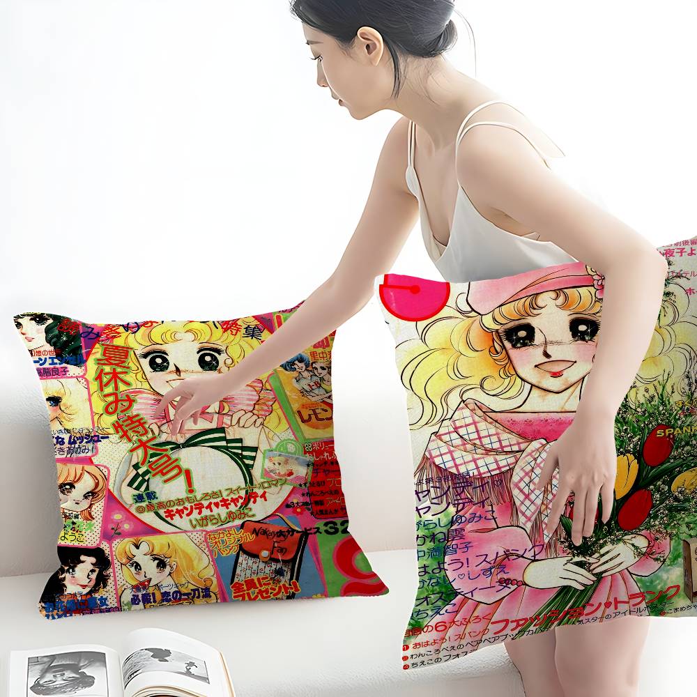 Candy Candy Anime Pillow Gift Home Office Decoration Bedroom Sofa Car Cushion Cover Case 45x45