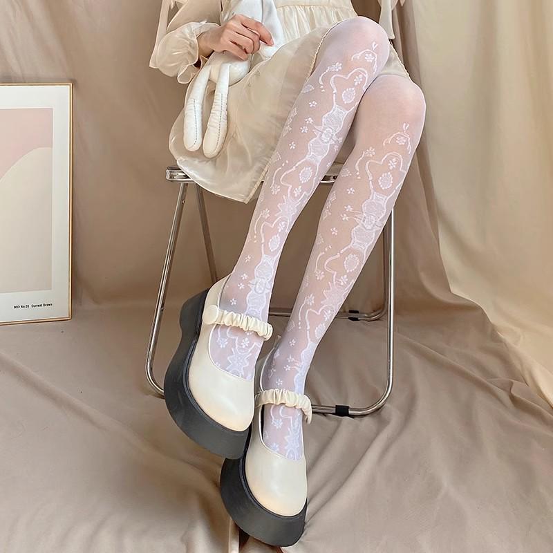 Kadın Siyah Taşlı File Çorap – Trend, Seksi Kesimli, Bahar İçin Parlak Jartiyer