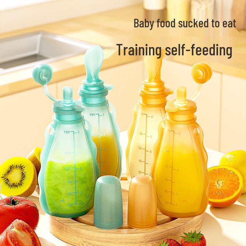 Bolsa de Silicone para Armazenamento de Comida e Leite para Bebê