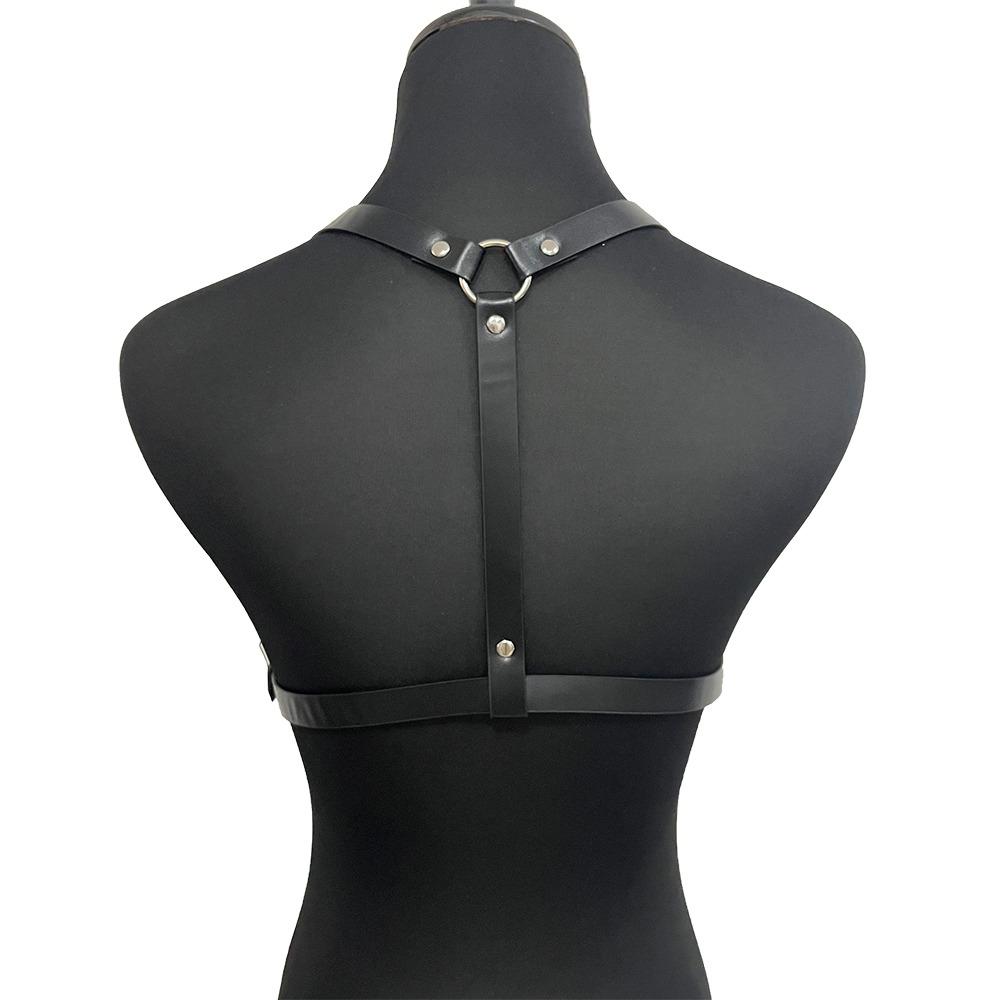 Women Fashion Sexy Pu Leather Waist Belt Punk Gothic Body Bondage Chest Harness Belt Party Tourism Clothing Accessories